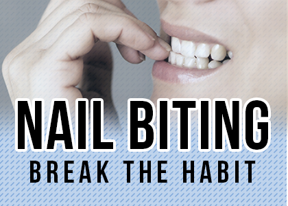 Abilene dentists, Dr. Webb & Dr. Awtrey at Abilene Family Dentistry share why nail biting is bad for your oral and overall health, and gives tips on how to break the habit!
